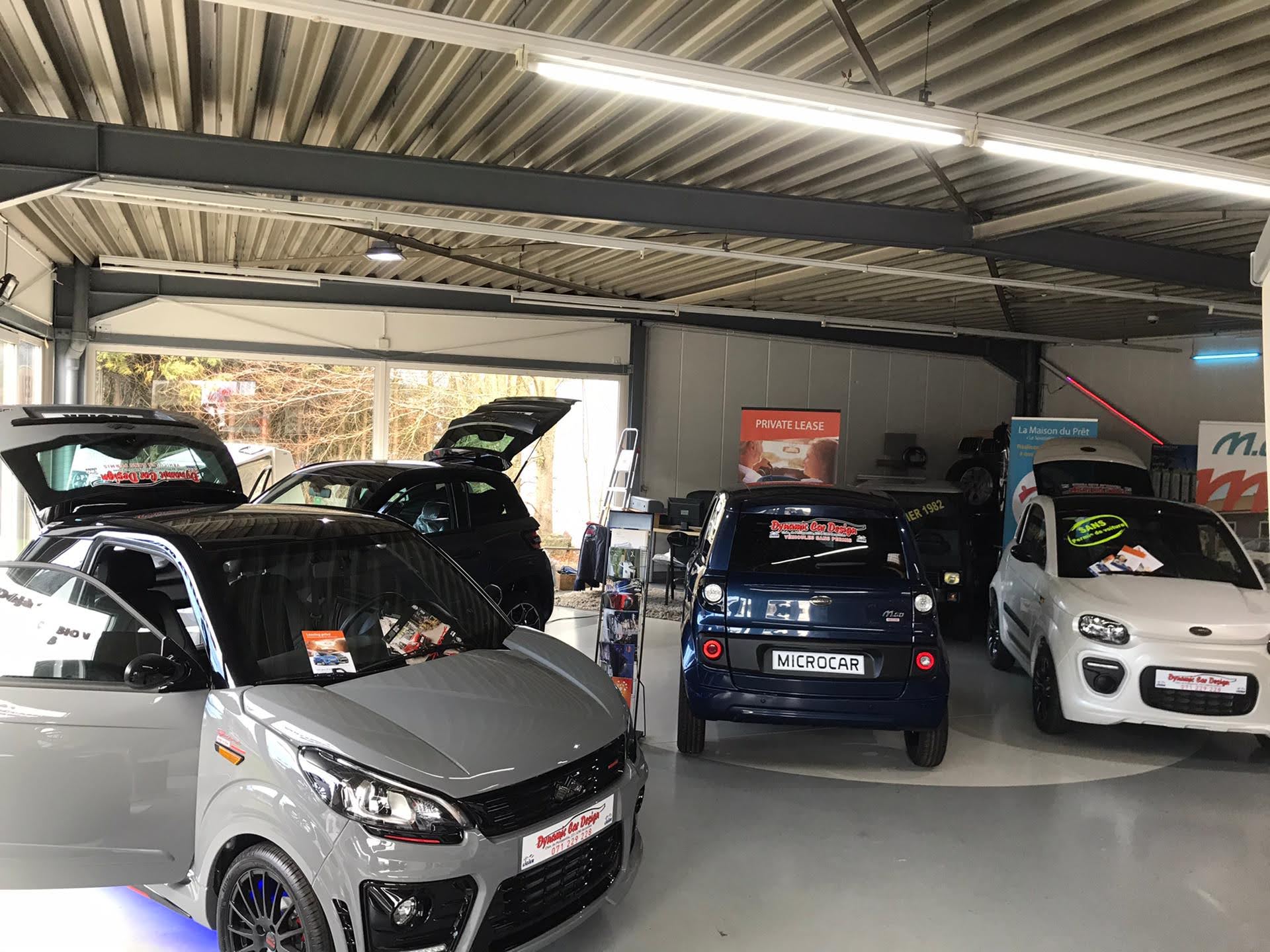 voiture sans permis showroom